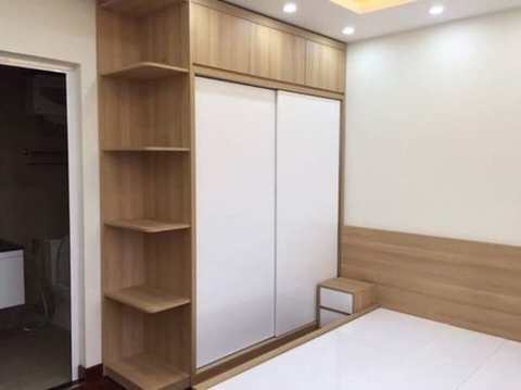 Tủ quần áo cánh lùa có kệ góc - QA 10