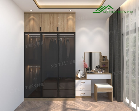 Tủ Áo Cánh Kính Hiện Đại_TK 06