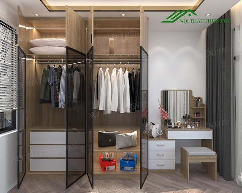 Tủ Áo Cánh Kính Hiện Đại - TK 03