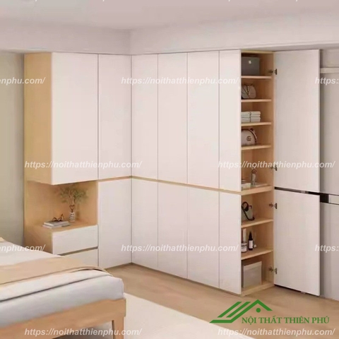 Tủ quần áo đẹp chứa nhiều ngăn - QA 108