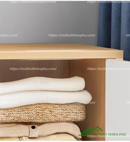 Tủ áo MDF phủ melamine - QA 114
