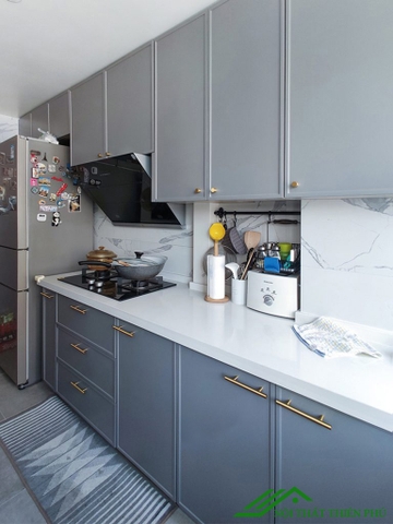 Tủ bếp sơn cổ điển - TB 10