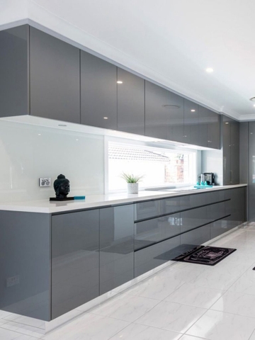 Tủ bếp cánh acrylic cao cấp - TB12