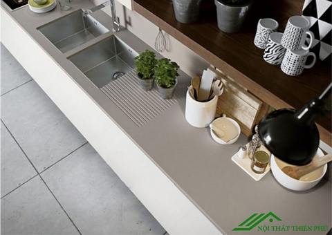 Tủ bếp cánh acrylic cao cấp - TB 20