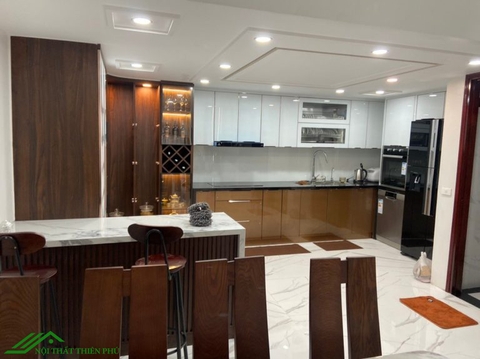 Tủ bếp hiện đại Acrylic - TB 09