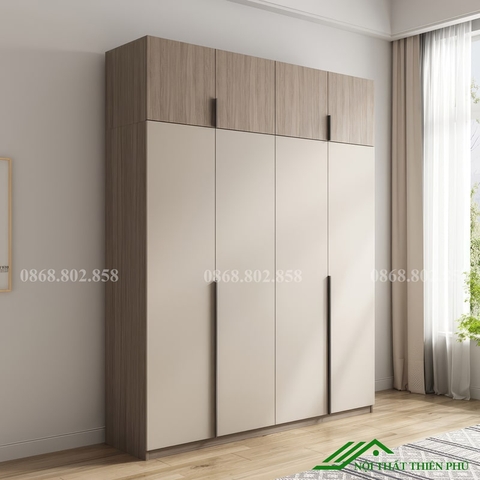Tủ quần áo cánh mở hiện đại - QA 76