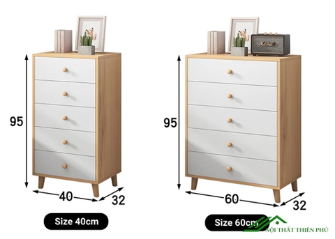 Tủ đầu giường phong cách Bắc Âu - DG 04