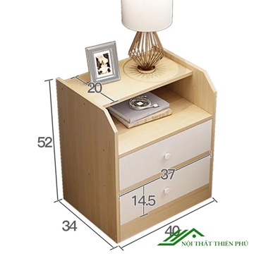 Tủ đầu giường thiết kế đơn giản - DG 08