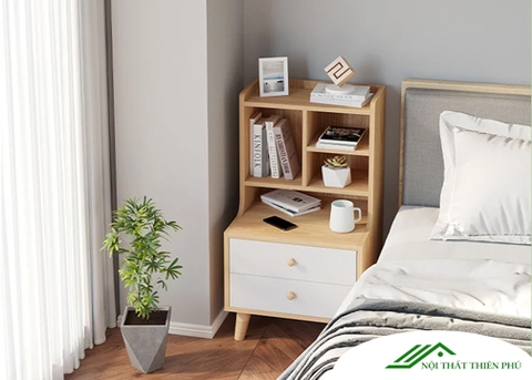 Tủ đầu giường tiện lợi bằng gỗ công nghiệp - DG 09