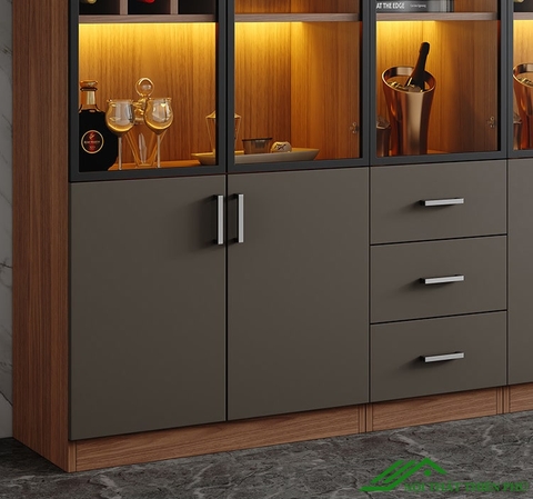 Tủ rượu phòng khách 2 cánh - TR 02