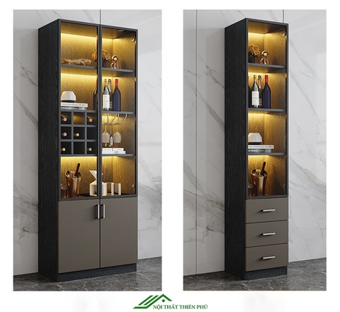 Tủ rượu phòng khách 2 cánh - TR 02