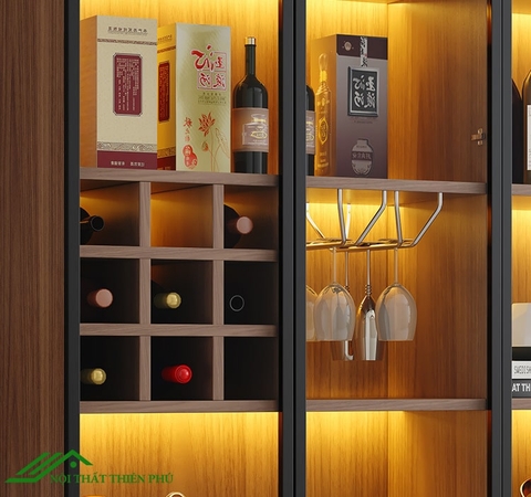 Tủ rượu phòng khách 2 cánh - TR 02