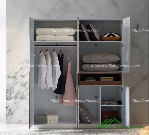 Tủ đựng quần áo gỗ công nghiệp hiện đại - QA 111