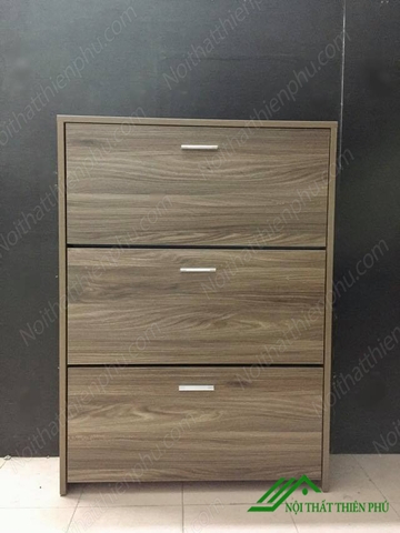 Tủ giày thông minh 3 ngăn nâu - TG 11