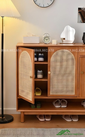 Tủ giày gỗ tự nhiên đẹp - TG 48