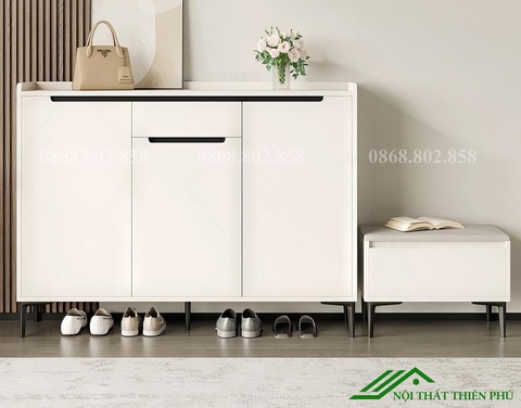 Mẫu tủ giày tối giản hiện đại - TG 49