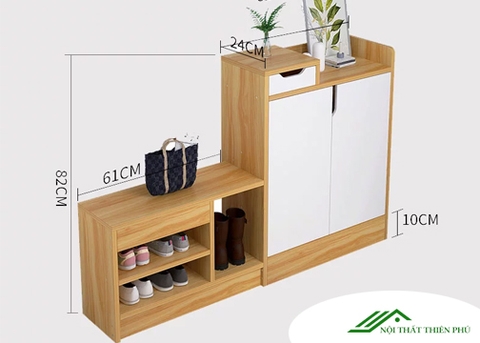 Tủ giày thiết kế hiện đại - TG 27