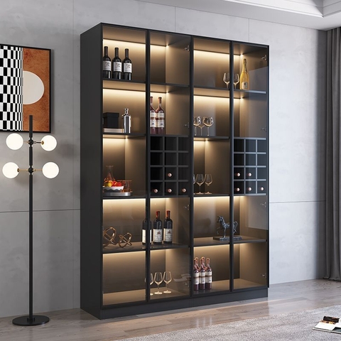 Tủ gỗ để rượu 4 cánh - TR 05