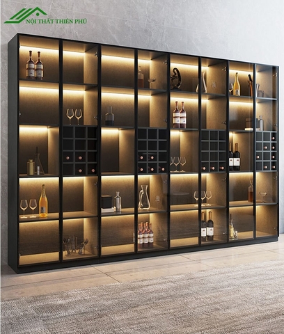 Tủ gỗ để rượu 4 cánh - TR 05