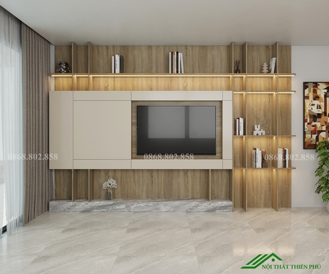 Tủ kệ tivi trang trí phòng khách - TT 15