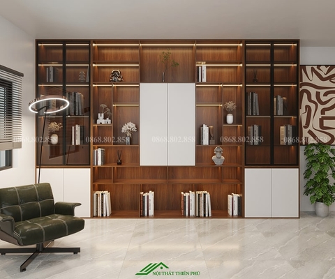 Tủ kệ trang trí cao cấp - TT 05