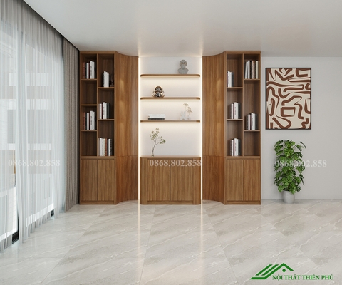 Tủ kệ trang trí gia đình hiện đại - TT 14