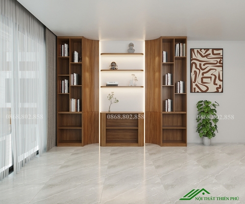 Tủ kệ trang trí gia đình hiện đại - TT 14