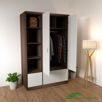 Tủ Quần Áo 2 Cánh Đa Năng - QA 53