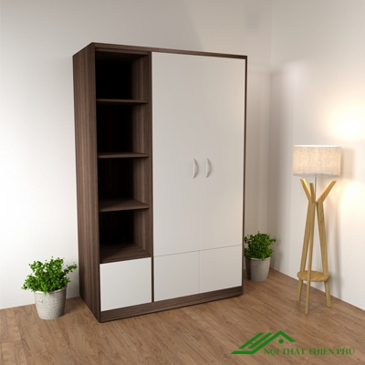 Tủ Quần Áo 2 Cánh Đa Năng - QA 53