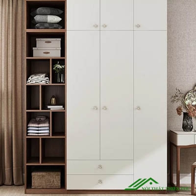 Tủ Quần Áo 3 Cánh Hiện Đại Cao Cấp - QA 62