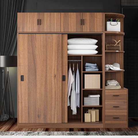 Tủ Quần Áo Cánh Lùa Hiện Đại - QA 47