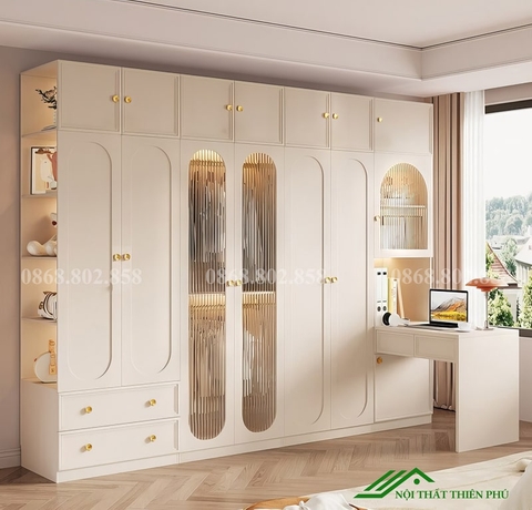 Tủ quần áo cánh kính thời trang - QA 72
