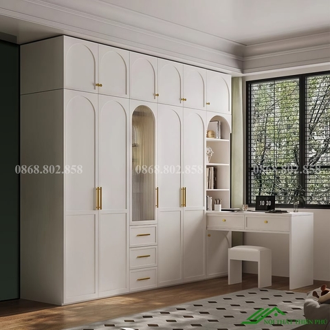 Tủ quần áo cánh kính thời trang - QA 72