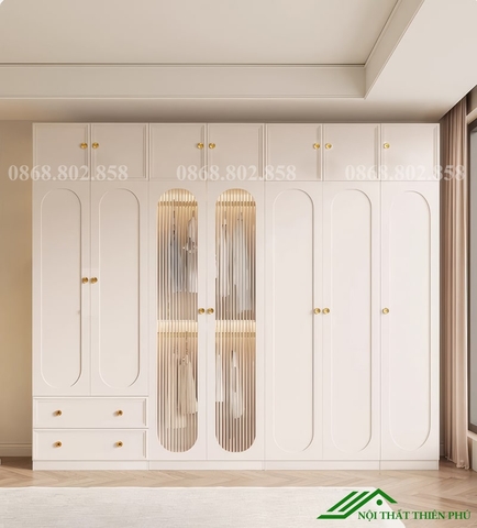 Tủ quần áo cánh kính thời trang - QA 72