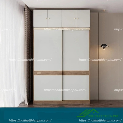 Tủ quần áo cánh lùa chất liệu MDF - QA 101
