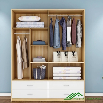 Tủ quần áo đa năng hiện đại gỗ MDF - QA 45