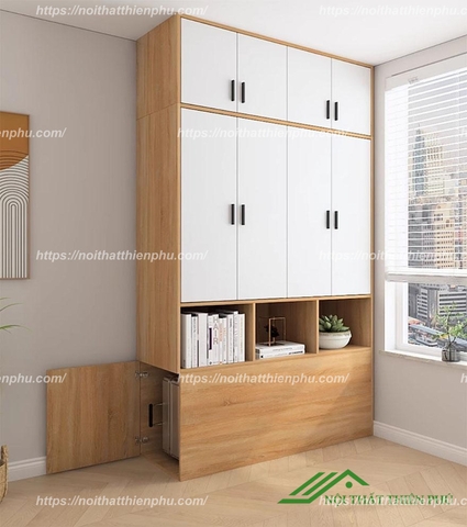 Tủ quần áo để đầu giường tiện lợn - QA 110