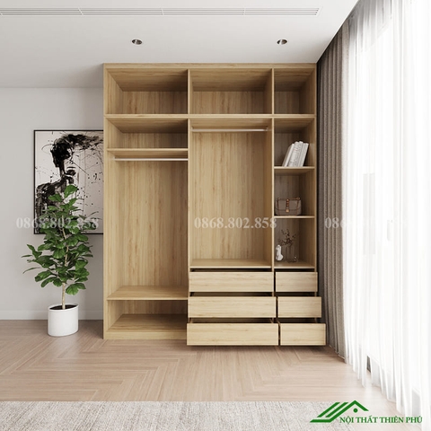 Mẫu tủ quần áo đơn giản - QA 90