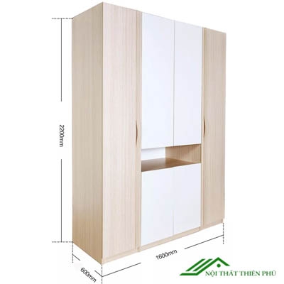 Tủ quần áo giá rẻ hiện đại gỗ công nghiệp - QA 71