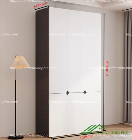 Tủ áo gỗ đơn giản, thanh lịch - QA 97