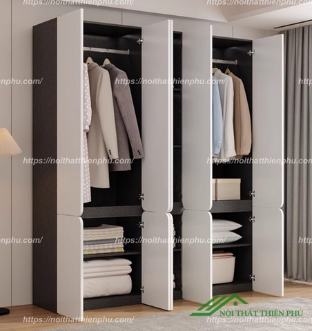 Tủ áo gỗ đơn giản, thanh lịch - QA 97