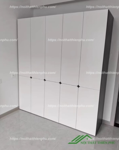 Tủ áo gỗ đơn giản, thanh lịch - QA 97