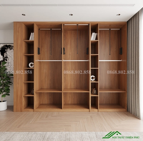 Tủ quần áo gỗ cánh kính hiện đại - QA 89