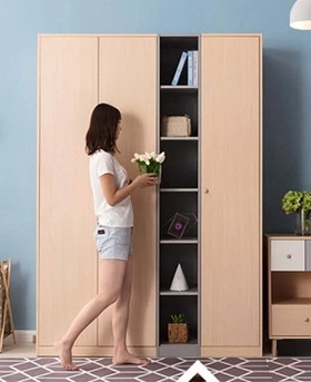 Tủ quần áo hiện đại nhiều ngăn gỗ mdf - QA 25