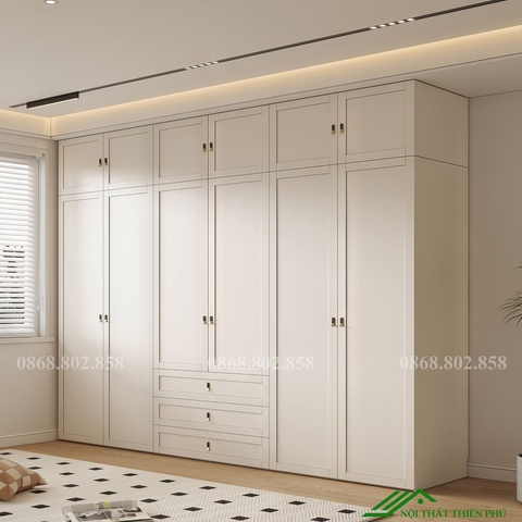 Tủ quần áo kết hợp bàn trang điểm - QA 74