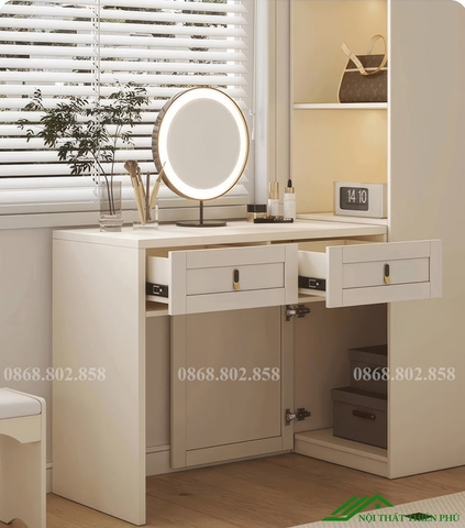 Tủ quần áo kết hợp bàn trang điểm - QA 74