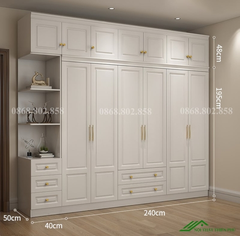 Tủ quần áo phong cách tân cổ điển - QA 73