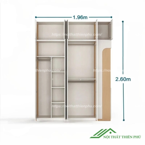 Tủ quần áo phong cách tối giản - QA 103