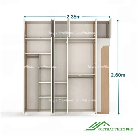 Tủ quần áo phong cách tối giản - QA 103