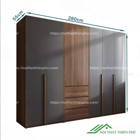 Tủ quần áo thiết kế thông minh - QA 102